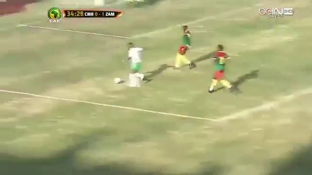 Collins Mbesuma's goal vs Cameroon смотреть онлайн