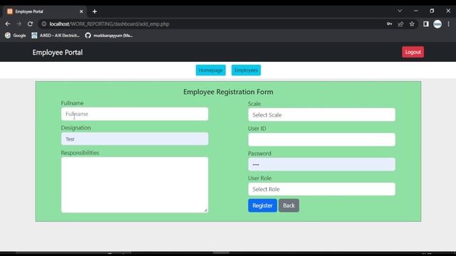 PHP MySQL Project | Work Reporting System | Demo Tutorial 01 смотреть онлайн