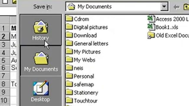 Microsoft Office Excel 2000 Save workbook as a template смотреть онлайн