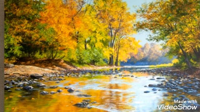 Стих Лилии Маркс "Осенняя пора" Картина М.В Юшкевичь Maria Yushkevich ART смотреть онлайн