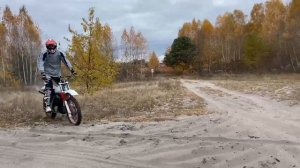 ИЖ К16  в лесу на «новой» раме