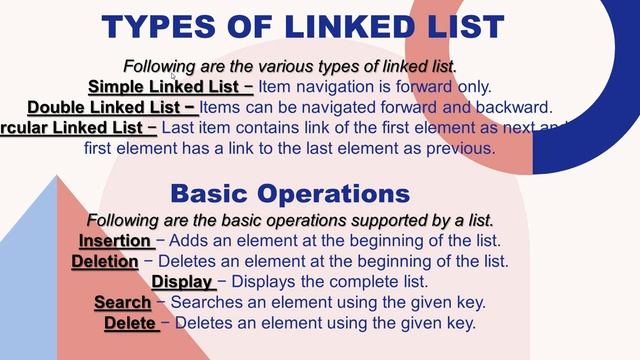 linked list presentation смотреть онлайн