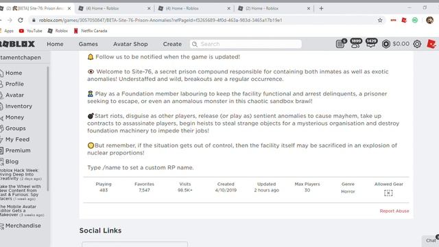 SITE 76 roblox MASK P2 смотреть онлайн