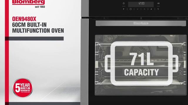 Blomberg OEN9480X Single Pyrolitic Oven смотреть онлайн