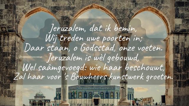 Psalm 122 vers 1 en 3 - Ik ben verblijd, wanneer men mij смотреть онлайн