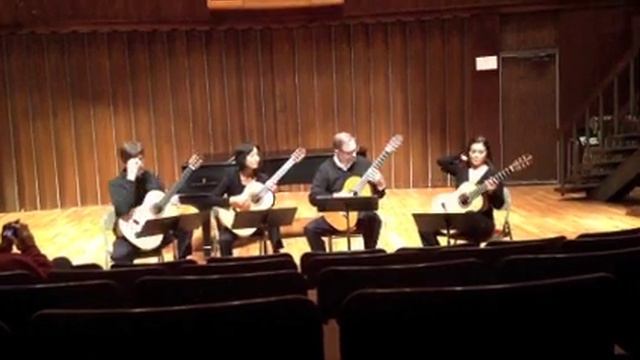 Guitar Quartet - Lauridsen & Albeniz смотреть онлайн