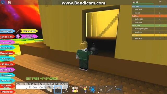 Roblox мега режим Red VS Blue VS Green VS Yellow!!![Roblox] №2 смотреть онлайн
