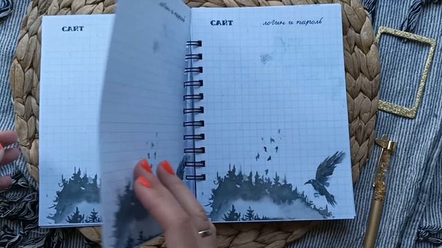 Тетрадь планер мужская "Акварель" / Планер ручной работы / Скрапбукинг смотреть онлайн