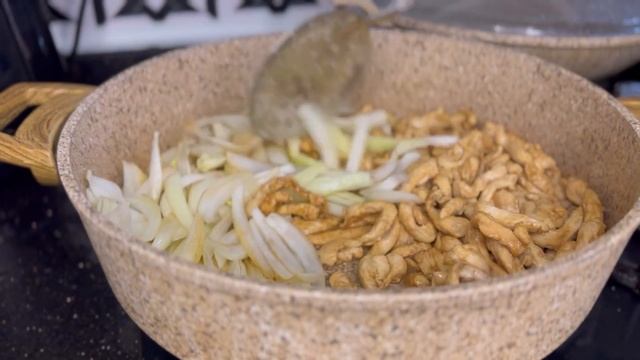 УДОН❗️Японская лапша удон с курицей.
