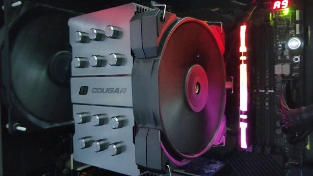 Работа вентилятора башенного кулера Cougar Forza 85 со скоростью 2129 rpm смотреть онлайн
