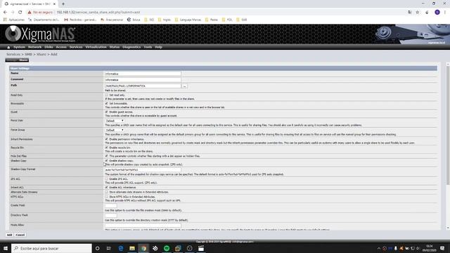 COMPARTIR CON WINDOWS MEDIANTE SAMBA | XigmaNAS смотреть онлайн