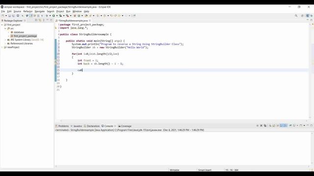 String Builder In Java смотреть онлайн