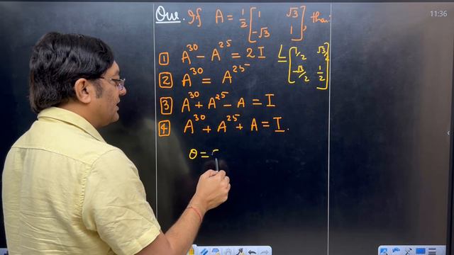 Solving Lengthy Matrix JEE MAIN 2023 que in 10 sec| Super Trick without using pen by Mohit Tyagi смотреть онлайн