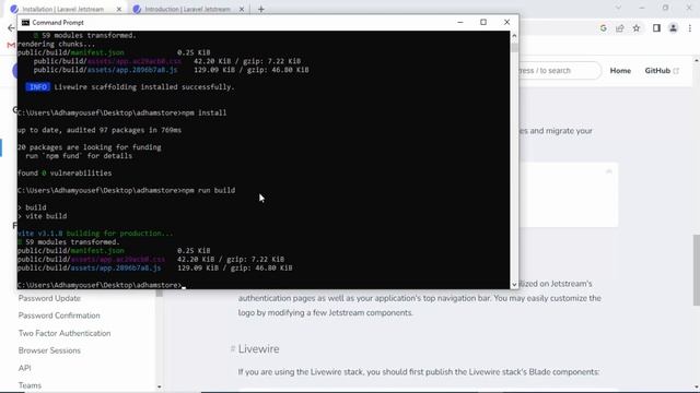 متجر الكترونى كامل باستحدام || laravel php || المجاضرة (2) اضافة jet stream смотреть онлайн