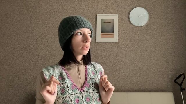 Вязальный влог №3. Показываю панаму крючком, берет крючком. Что я навязала на свою голову) смотреть онлайн