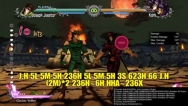 Joseph Joestar Combos | Jojo's Bizarre Adventure All Star Battle R смотреть онлайн