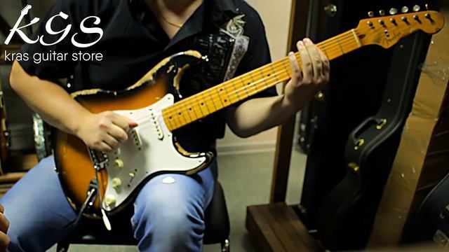 Fender Stratocaster ST-57 Heavy Relic смотреть онлайн