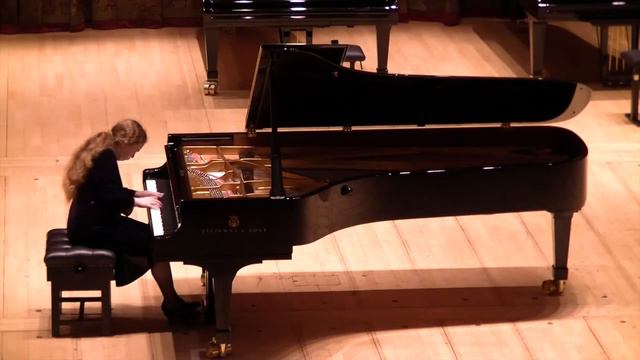 J. S. Bach Prelude and Fugue in A Minor, WTC II, Liana Paniyeva live from Glasgow смотреть онлайн