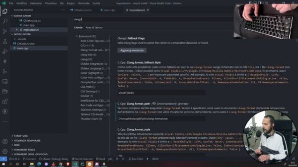 C++ clang setup su visual studio code e windows 10 #clang #cpp #vscode #msys2