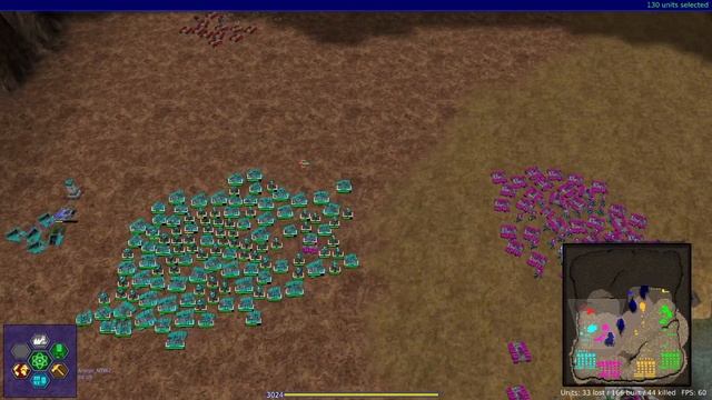 4x4 с уверенными противниками. Вечерние игры с Vaut`ом. Warzone 2100 смотреть онлайн