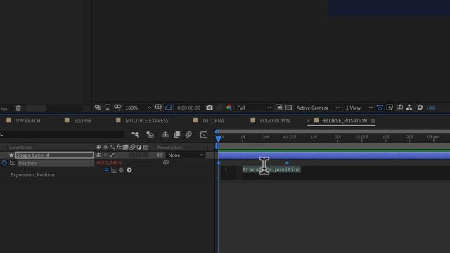 After Effects: How To Add The LoopOut (“pingpong”) Expression