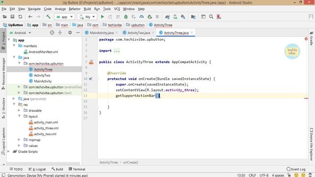 How to Create Back Button & Change Title in Appbar Android | Android Studio Tutorial For Beginners смотреть онлайн