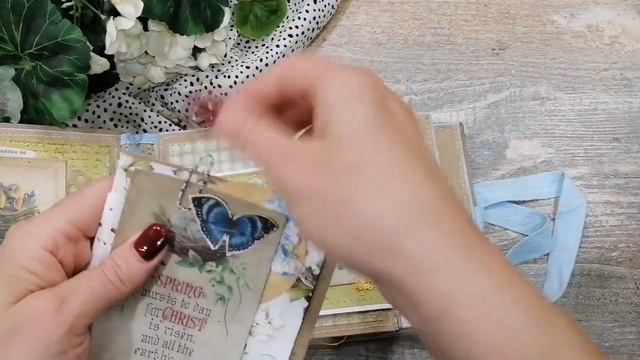 Альбом в стиле Эко /Ботаник "Один день в летнем саду". Скрапбукинг. смотреть онлайн