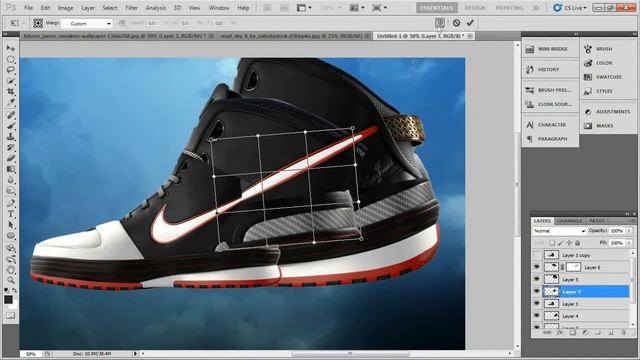 Photoshop Tutorial | Creative Shoe Dispersion Effect | Photo Manipulation | AM Editography смотреть онлайн