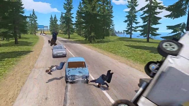 GTA 4 Car Crashes - Crash Testing Real Car Mods Ep.134 смотреть онлайн