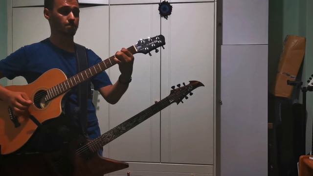 Metallica - Fade to Black (live version) Line6 variax 700 acoustic, смотреть онлайн