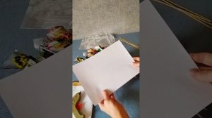 Букет своими руками. Букет из пакетиков с семенами в подарок. Мастер класс.