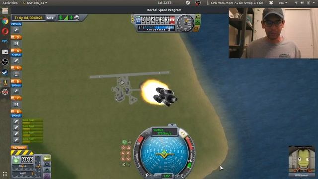 Getting to Orbit for 1st Time in Kerbal Space Program using Python смотреть онлайн