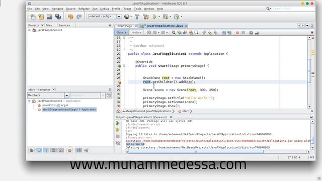 6 JAVA FX JavaFX test simple app смотреть онлайн