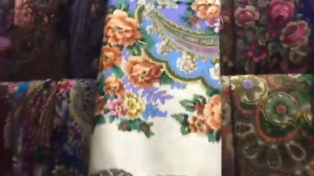 Элитные Павловопосадские шали! смотреть онлайн