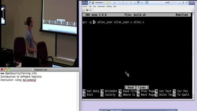 OpenSecurityTraining: Introduction To Software Exploits (day 2, part 3) смотреть онлайн