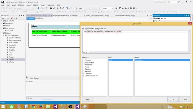 SSRS Tutorial 49 - How to use Expressions in SSRS Report смотреть онлайн