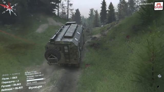 SpinTires обзор игры Стрим смотреть онлайн