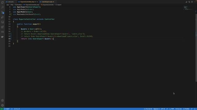 #07 - Laravel Excel - Exporting and Storing Excel Files смотреть онлайн