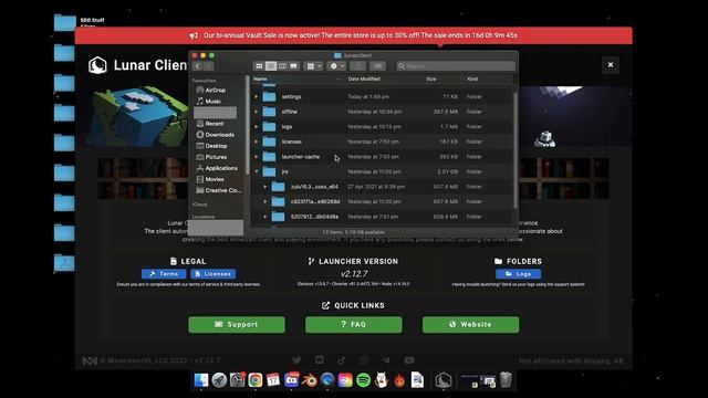 Lunar Client Java Launch Fail FIX!!! Mac & Windows