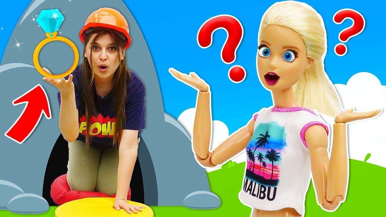 Кукла Барби нашла кольцо! Неужели Кен изменил Барби?! Ищем подсказки с Тойклаб смотреть онлайн