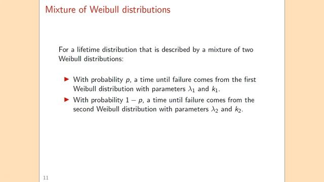 Goodness of fit; Mixture of Weibull distributions смотреть онлайн