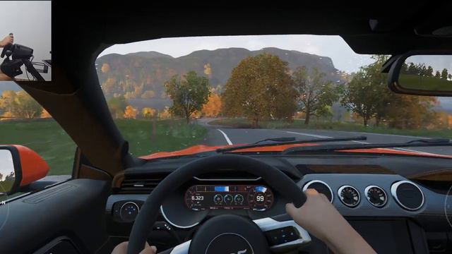 Rolê aleatório de Ford Mustang 2018 GT - Forza Horizon 4 No volante G29 смотреть онлайн