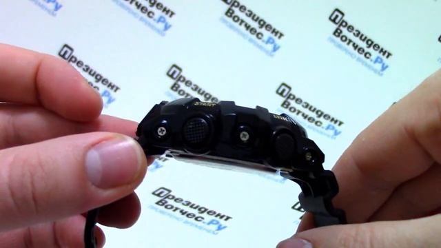 Часы Casio G-SHOCK GA-710GB-1A - видео обзор от PresidentWatches.Ru смотреть онлайн