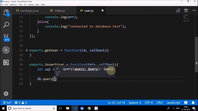 Rest API with Express and MySQL (prevent sql injection) смотреть онлайн