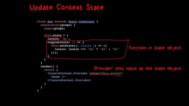 REACT Context (bypassing props) смотреть онлайн