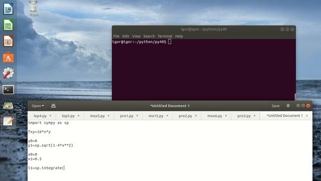 python scipy-sympy double integration Part 2 смотреть онлайн