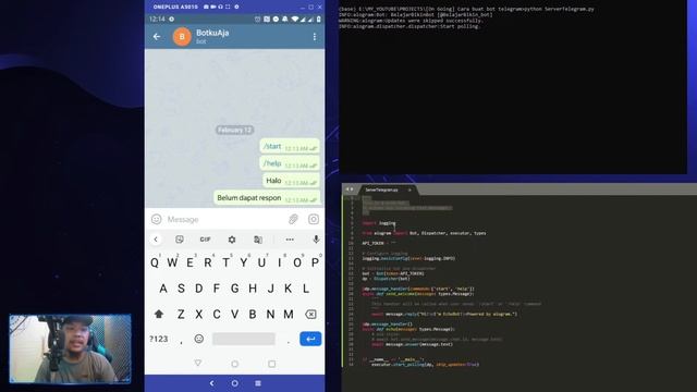 Cara bikin BOT Telegram ( praktek langsung bisa ) #telegram #bot #tutorial смотреть онлайн