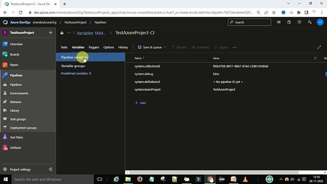 What is variable in Azure DevOps ? | How to create variables and variable group in CI/CD pipeline смотреть онлайн