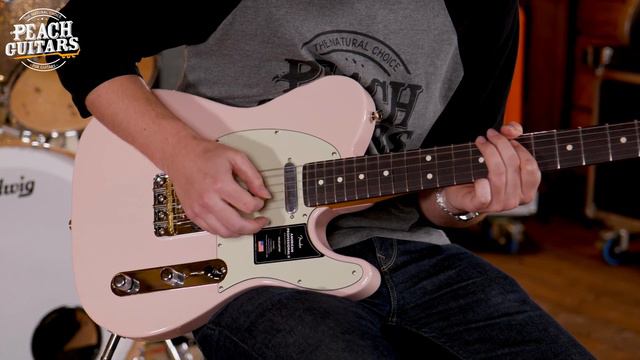 Fender Limited Edition American Professional II Telecaster Shell Pink смотреть онлайн