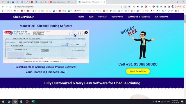 Best Cheque Printing Software for ALL-INDIAN-BANKS смотреть онлайн